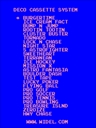 Deco Cassette System Multigame (ROM based)