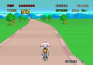 Enduro Racer (Rev A, YM2151, FD1089B 317-0013A) png snap