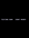 Galaxian Test Rom (2017-12-07)