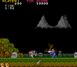 Ghosts'n Goblins - Knight Artoria Edition (Enhanced) (World? 1) png snap