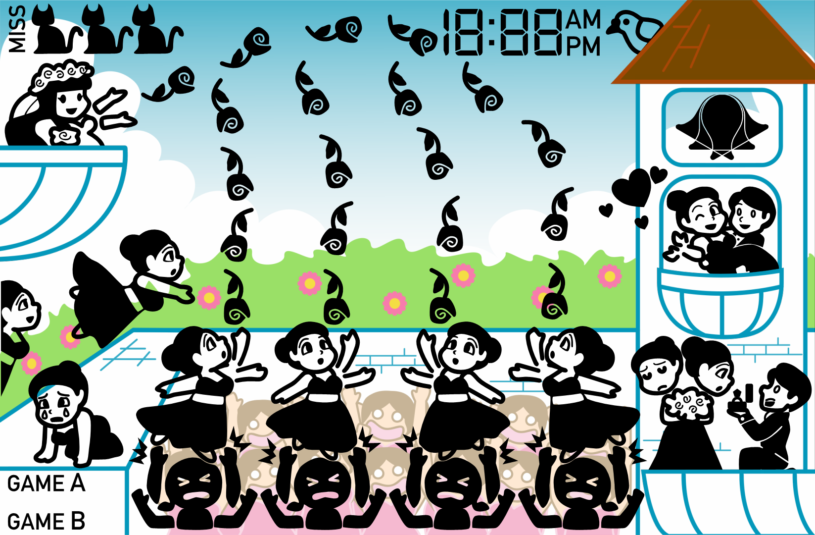 Game & Watch: Bride png snap