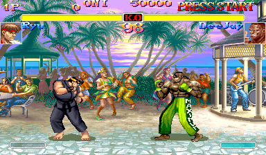 Hyper Street Fighter II: The Anniversary Edition (040202J, Enabled Hidden Characters In Normal Mode) png snap