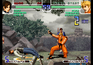 Kof2002 Magic Plus II (X'Mas Mix Title) png snap