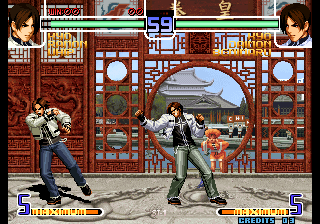 Kof2002 Magic Plus II (Unlimited Credits In Console Mode) png snap