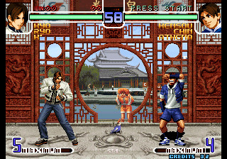 Kof2002 Magic Plus (X'Mas Mix Title) png snap