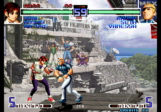 Kof2002 Magic Plus (Enable Random CPU Color) png snap