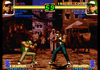 Kof 10th Anniversary 2005 Unique (Green Fire) png snap