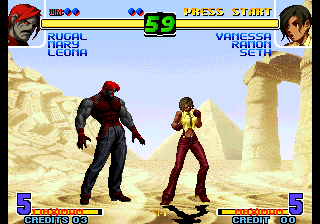 Kof 10th Anniversary 2005 Unique (Change Color In Battle) png snap