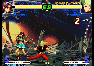 Kof 10th Anniversary 2005 Unique (Remove Countdown) png snap