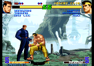 Kof 10th Anniversary 2005 Unique (Turn Time Bg Into Half Transparency V2) png snap