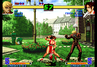 Kof 10th Anniversary 2005 Unique (Unlimited Credits In Console Mode) png snap