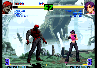 Kof 10th Anniversary (Green Fire) png snap