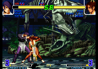 Kof 10th Anniversary (Turn Time bg Into Half Transparency V2) png snap