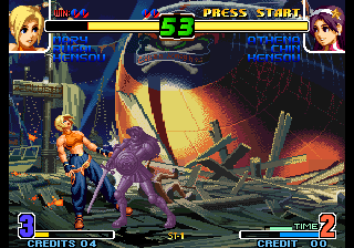 Kof 10th Anniversary (Unlimited Credits In Console Mode) png snap