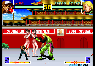 Kof Special Edition 2004 Plus (Remove Erotic Picture In Background) png snap
