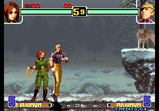 Kof Special Edition 2004 Plus (Kyo + Kusanagi) png snap