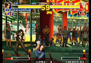 Kof'95 (Enable Saisyu Kusanagi & Omega Rugal) png snap