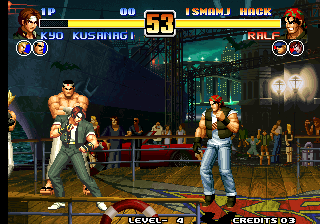 Kof'96 (Special Orochi Iori/Boss Hack v3.0 Rev.3) png snap