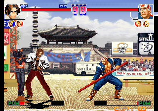 Kof'97 (Martial Arts Mythical Dark Snake Test Version 36)(83 Repair Crazy Eight Super Kill Ko Stuck + Big Snake Colorful Sunlight Teleportation First God Pointing Oblique) png snap