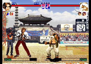 Kof'97 (The Martial Arts Mythical Dark Snake Test Version 61)(83 Correction Eight God Color + Light Foot Rotation Legs Can Even Even Move + Big Snake Six Hair White Sunlight + Protective Light A Key Hair First Dizziness) png snap