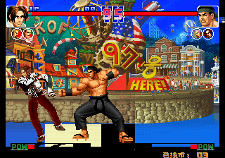 Kof'97 (The Martial Arts Mythical Dark Snake Test Version 63)(85 Correction Of The Gods Color + Light Foot After The Legs Can Even Even Move + Big Snake Six Hair White Sunshine + Protective Light A Key Hair Dizziness) png snap