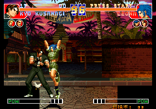 Kof'97 (Zore Clone Zero Modified Version)(Even Strokes + Fat Lotus Huanhua + Big Snake Blue, Purple Sunshine Two, First Free, Went To The Fan Slap Small Bug To Be Repaired) png snap