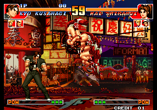 Kof'97 (Add Char - Ultra kill start max in Adv Mode - Pow hack ABC - Extra stage select) png snap