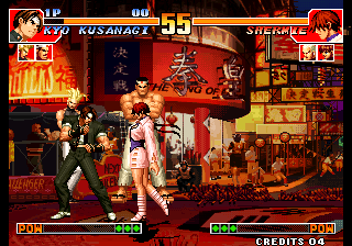 Kof'97 (Add Char - Ultra kill start max in Adv Mode - Pow hack ABC) png snap