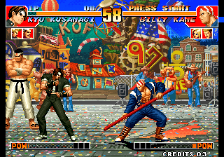 Kof'97 (Enable Hidden Characters V1 Rev.1) png snap