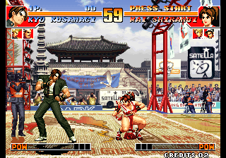Kof'97 (Enable Hidden Characters-Enable Orochi (S1 version), 2004-5-23) png snap