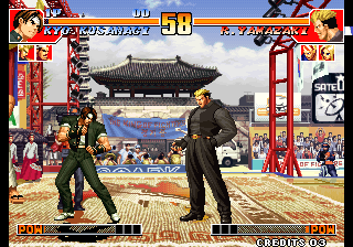 Kof'97 (Hidden Characters Enable V3 (Fix, Old Style)) png snap