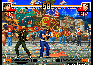 Kof'97 (Hidden Characters Enable Hidden Characters V2 (oak's fix), 2006-03-08) png snap