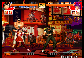 Kof'97 (Violet Fire) png snap