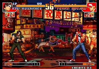Kof'97 (Unlimited Credits In Console Mode) png snap