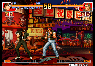 Kof'97 (Fixed Kyo In Demo Screen) png snap