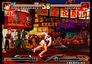 Kof'97 (Unlimited Credits In Console Mode 2ND) png snap