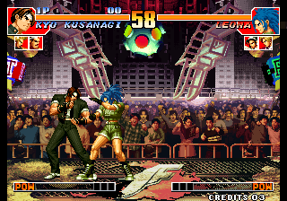 Kof'97 (Add Char - Pow hack ABC in Extra Mode) png snap