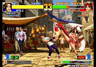 Kof'98 (Diff Moves - Ultra kill start max in Adv Mode - Ultra pow hack ABC) png snap