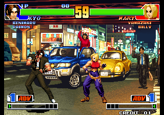 Kof'98 (Modified Kusanagi's Standing Pose) png snap