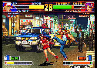 Kof'98 (Style changes for Kyo to 95' Kyo) png snap