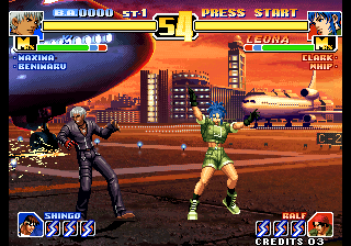 Kof'99 (4 Add Char - Ultra kill start max - Ultra pow hack set 2) png snap
