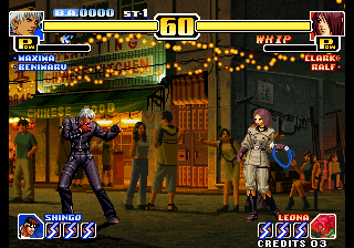 Kof'99 (Orochi's Blood-Another part of Leona & Iori) png snap