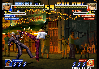 Kof'99 (Remix Pro)(Diff Moves - Beta v1.01a2, 2003-09-xx) png snap