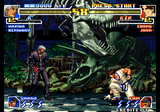 Kof'99 (Remix Pro)(Diff Moves - Beta v1.00a) png snap