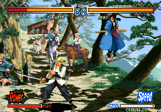 Last Blade 2 (4 Add Char - Ultra kill start max - Ultra pow hack) png snap