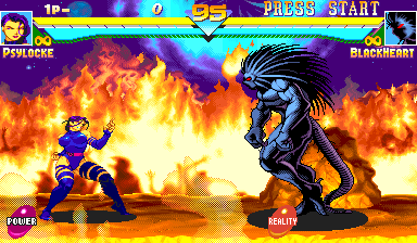 Marvel Super Heroes (951117J, Get maximum power on attack) png snap