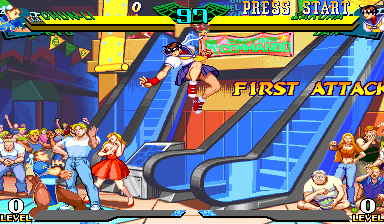 Marvel Super Heroes Vs. Street Fighter (970707J, Modify the Order, 2008-07-21) png snap