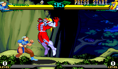 Marvel Super Heroes Vs. Street Fighter (970707J, Enable Hidden Characters) png snap