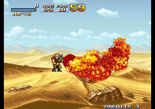 Metal Slug 2 (Weapons Flame Shot With Infinite Ammo) png snap
