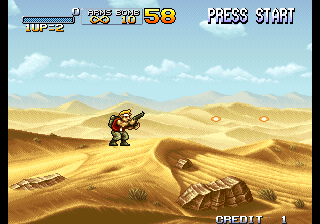 Metal Slug 2 (Credits 99 In Console Mode) png snap